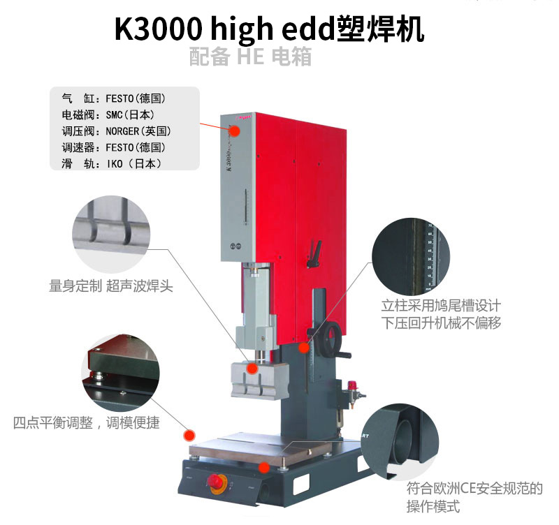 超聲波塑焊機(jī) K3000 High End 20kHz 2000/3000W